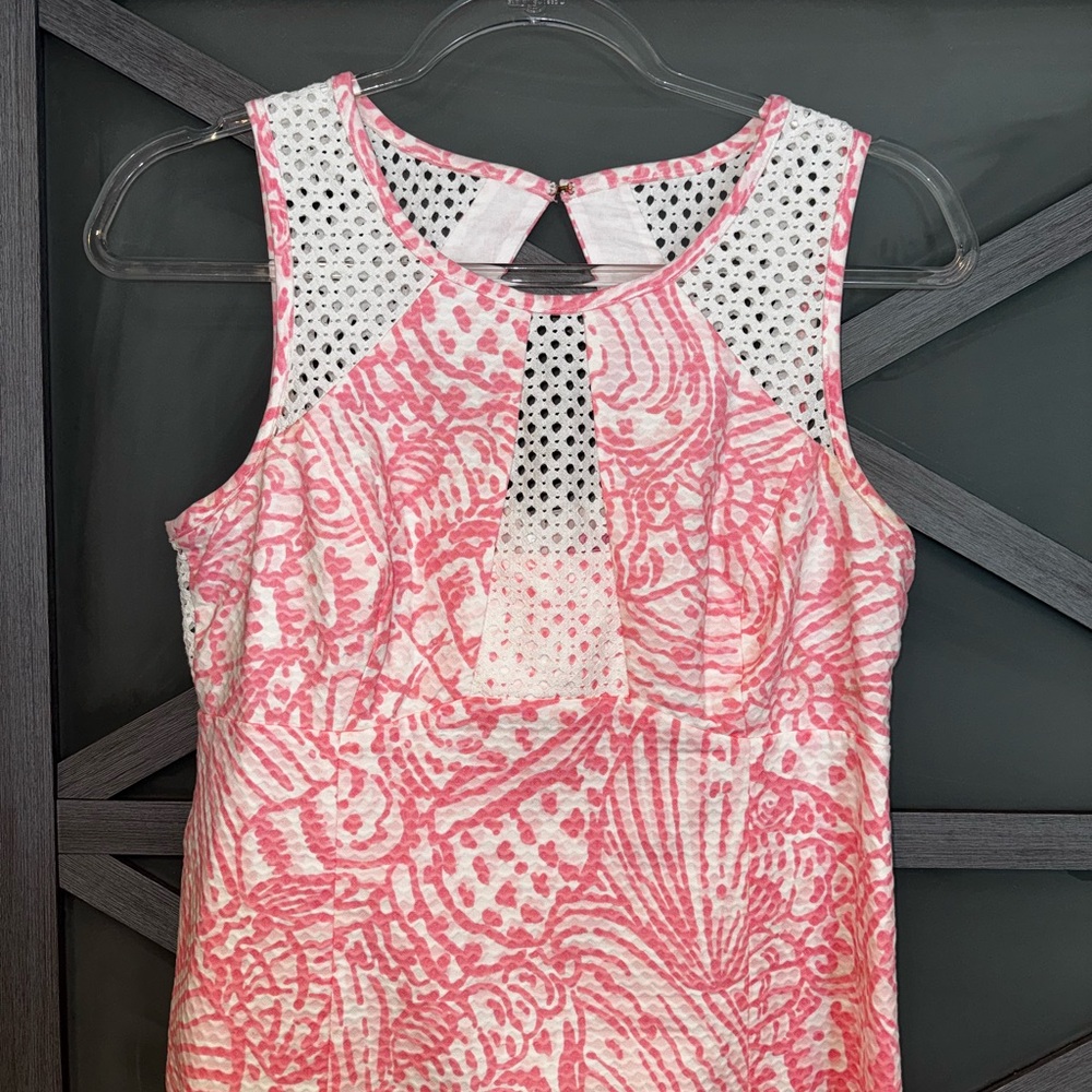 Lilly Pulitzer Kaylee Hubba Bubba Sea Cups Shift Dress - Picture 12 of 13